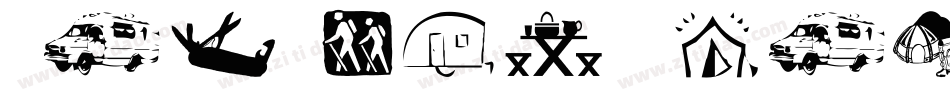 AntFarm GoneCamping字体转换